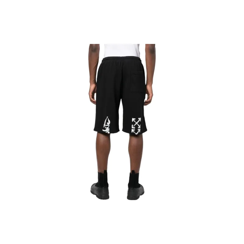 OFF WHITE Arrow print Track Shorts-2