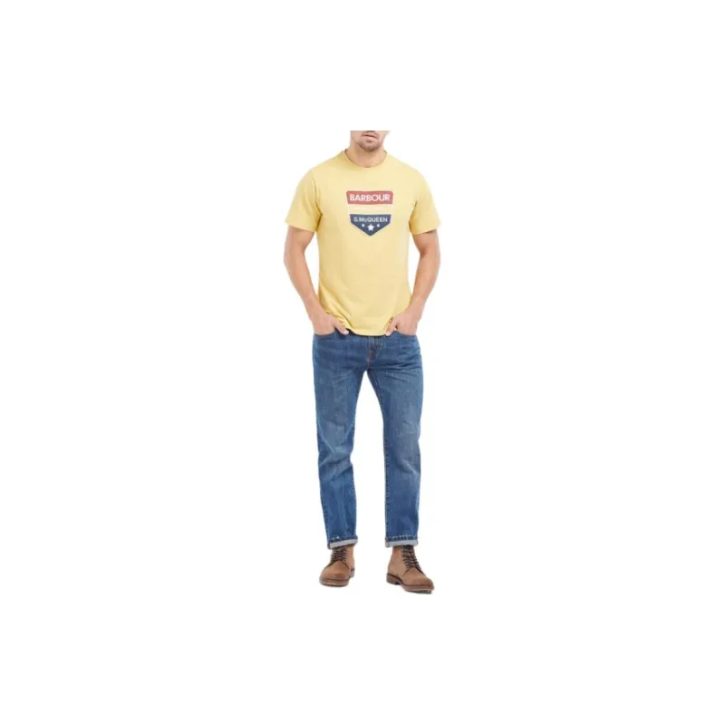 BARBOUR T Shirts Men Yellow-2