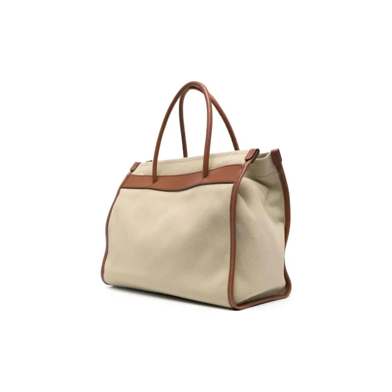 MOSCHINO Logo Patch Tote Bag-4