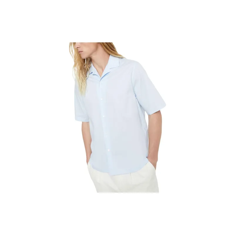 Brunello Cucinelli Short Sleeved Camp Collar Shirt-1