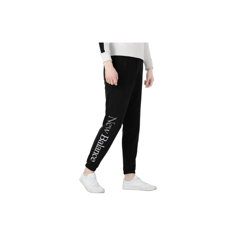 New Balance Knitted Sweatpants Men Black-4
