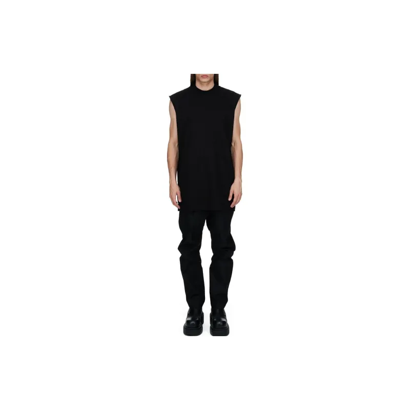 RICK OWENS Splintered Tarp T shirt-2