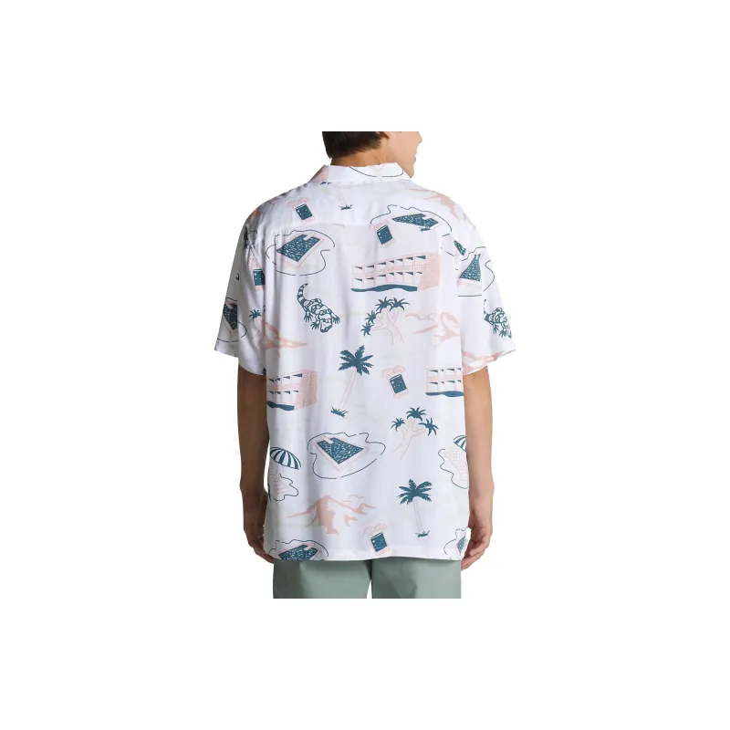 Vans Scenic Shirts Men White-4