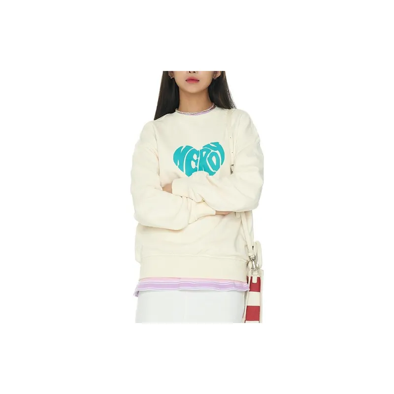 Nerdy Sweatshirts Unisex Cream White-3