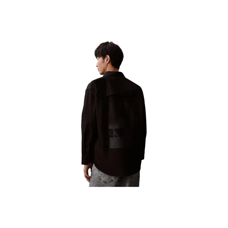 Calvin Klein SS24 Series Shirts Men BEH Space Black-3