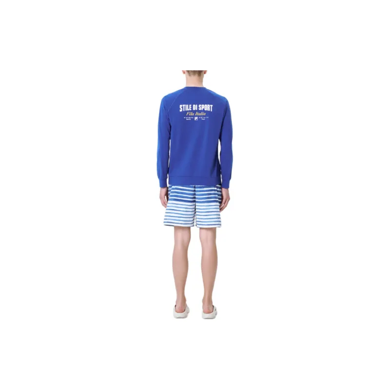 FILA Casual Shorts Men's Marine Blue-4