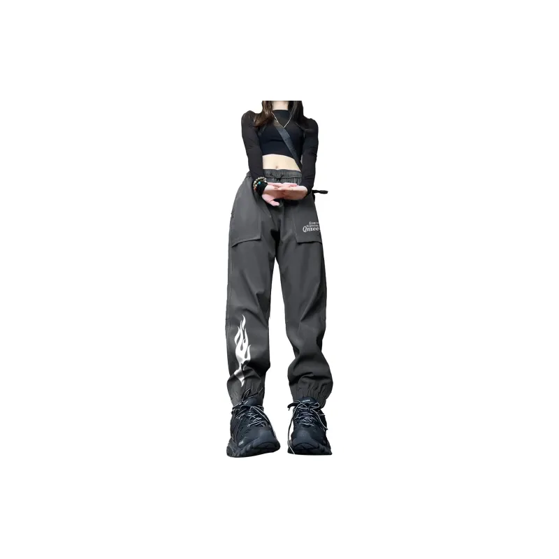 Qnxeey Casual Pants Unisex-5