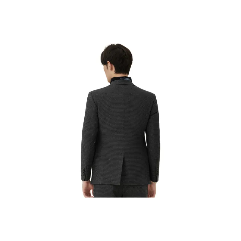 ZIOZIA Business Suits Men Navy Blue-2