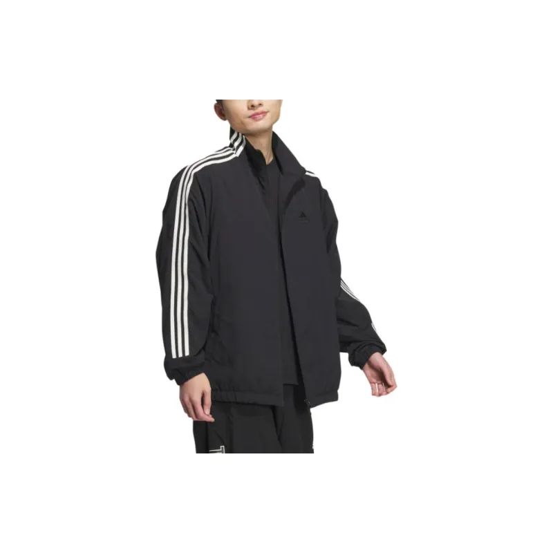 Adidas 3 Stripes Jacket Unisex Black-2
