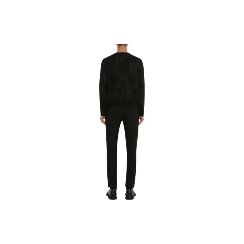 Alexander McQueen Logo Jacquard Knitted Jumper-3