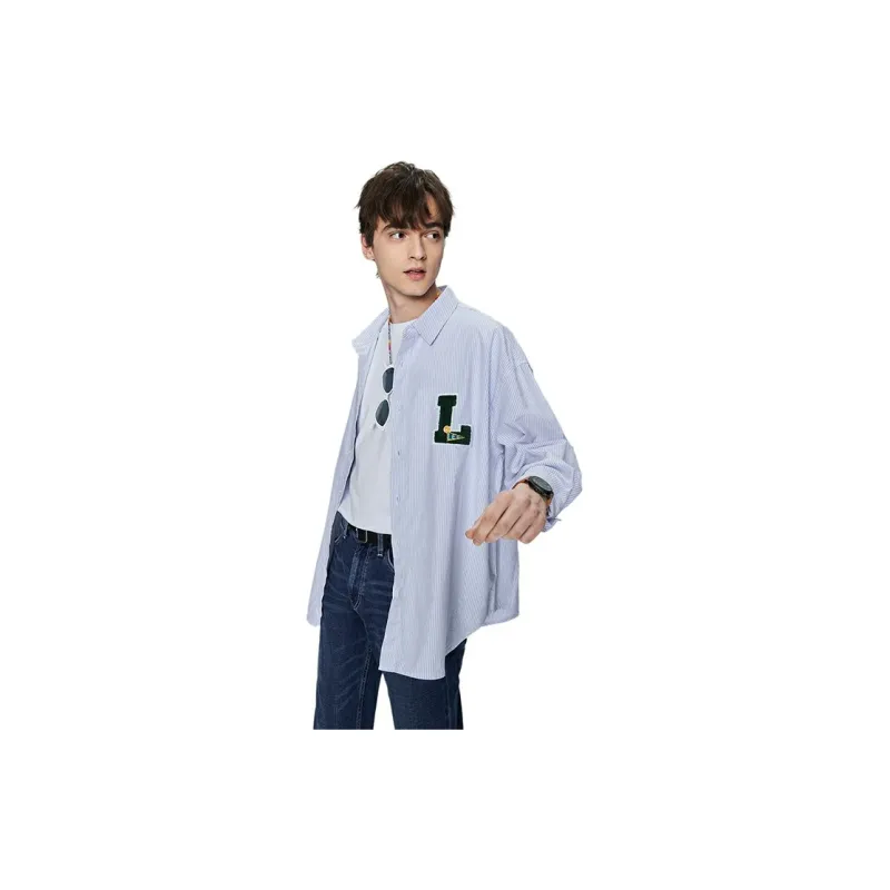 Lee Shirts Men Light Blue-5