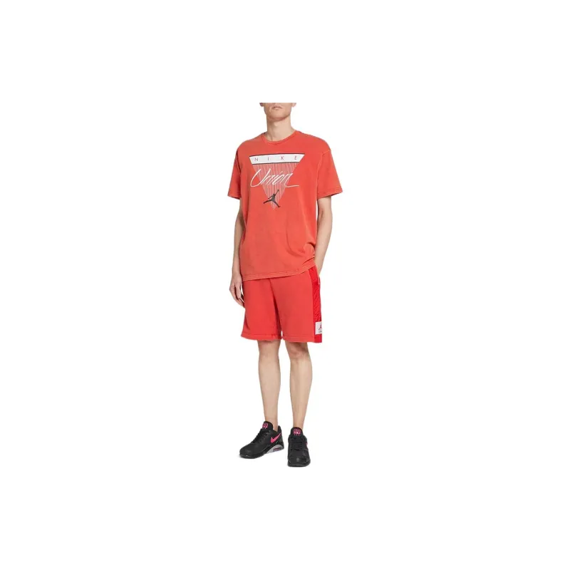 Jordan x Union Casual Shorts Men's Red-3