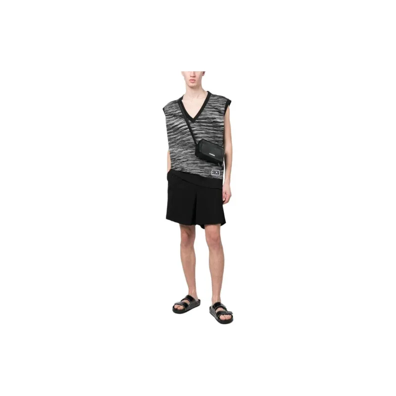 MISSONI Tank Tops Men Black-1