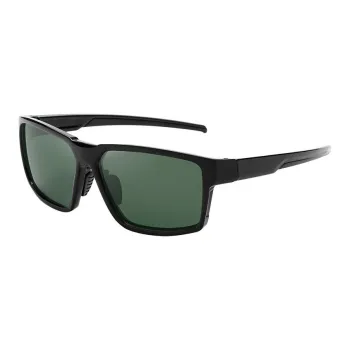 JEANSWEST TR90 Irregular Shape Sunglasses Unisex Bright Black Sand Black Tea Brown
