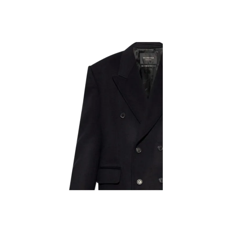 Balenciaga Collared Button-Up Coat-5
