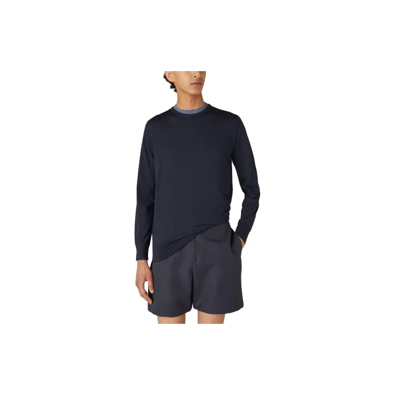 Loro Piana Sweaters Men Dark Blue-4