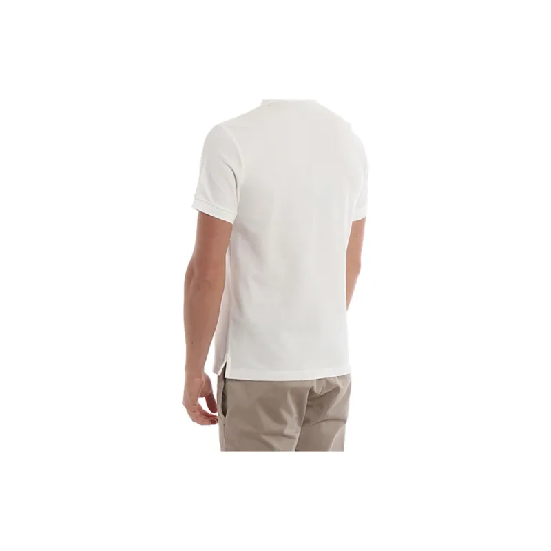 Burberry Polo Shirts Men White-3