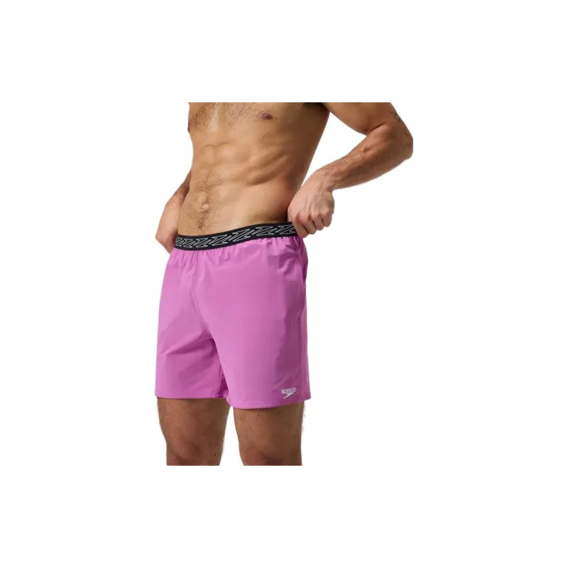 Speedo Men's HyperBoom Band 16' Swim Shorts Swimming Shorts Men Pink-2