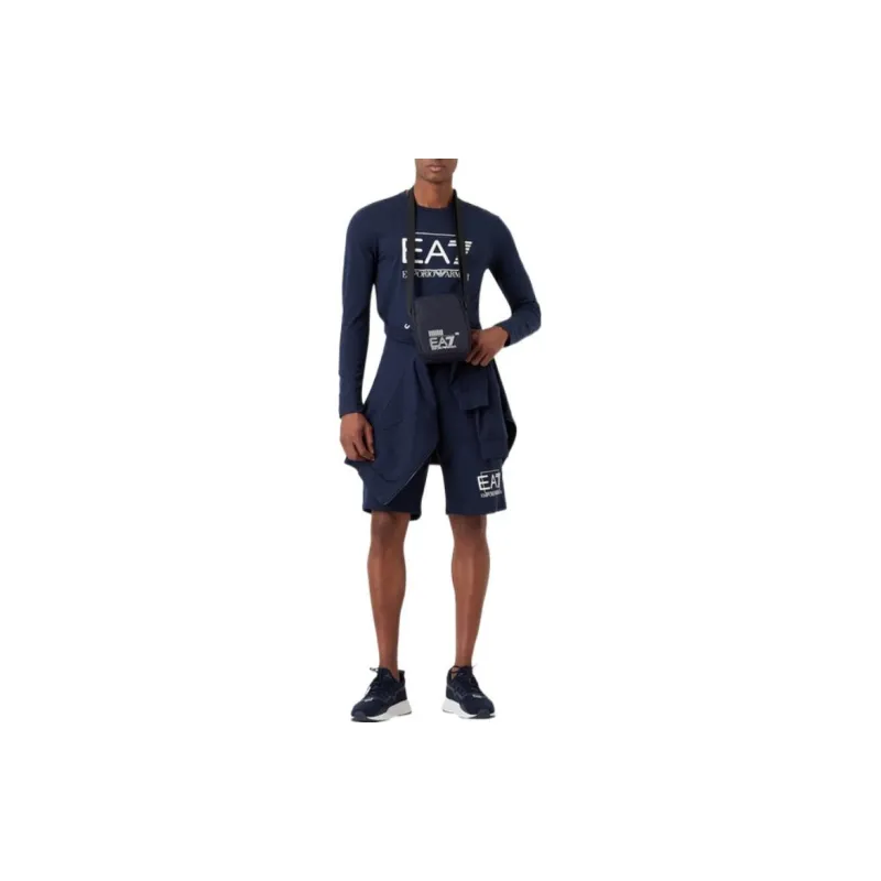 EMPORIO ARMANI Casual Shorts Men Navy Blue-2