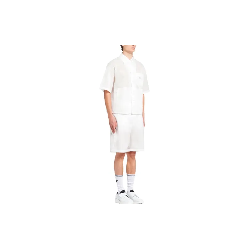 PRADA Short Sleeved Recycled nylon Shirt-2
