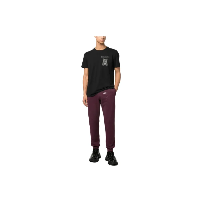 MOSCHINO T Shirts Men Black-1