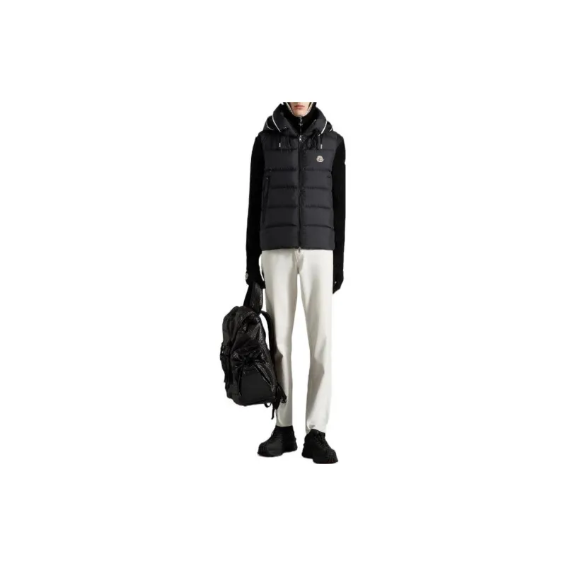 Moncler SS22 Cardamine Vest Men's Black-1