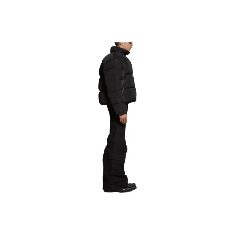 Balenciaga Logo Embroidered Padded Jacket-4