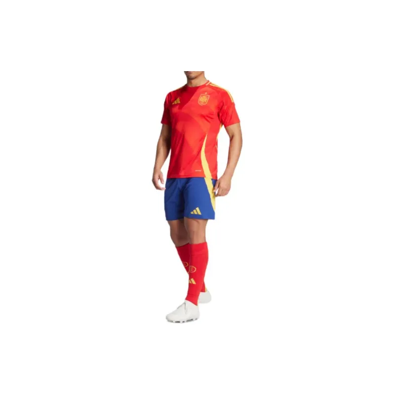 Adidas Spain 24 Home Shorts Soccer Bottoms Fan Edition Spanish Team Home Men's Victory Blue-4