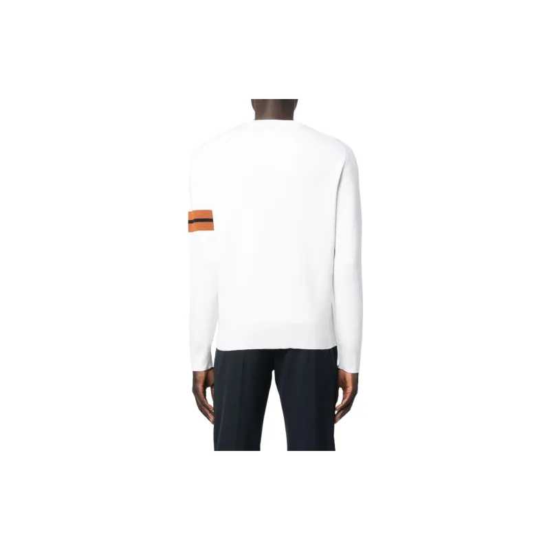 Ermenegildo Zegna Stripe Detailed Crewneck Jumper-3