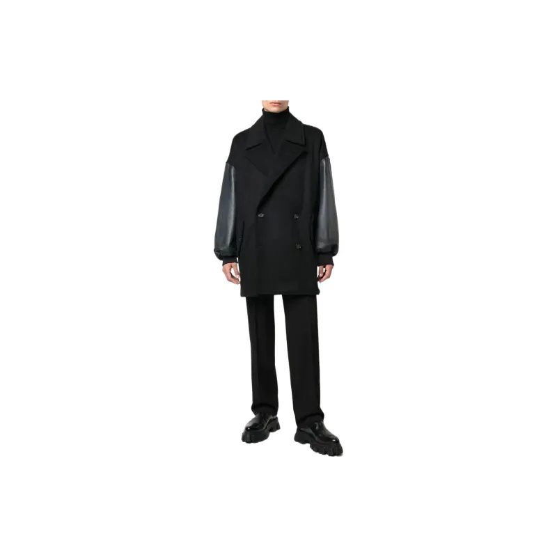 Alexander McQueen Double Breasted Notched Lapels Coat-1