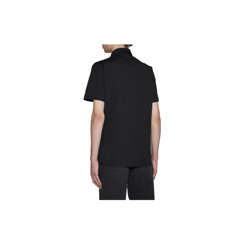 Burberry Shirts Men Black-3