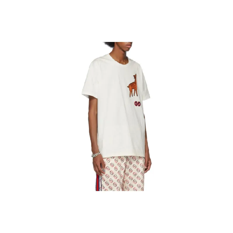 GUCCI T Shirts Unisex White-3