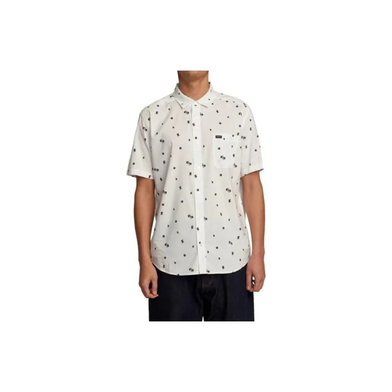 RVCA Shirts Men White-1