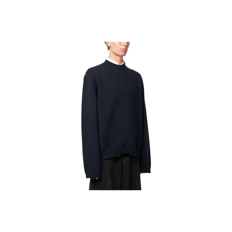 AMBUSH Logo-embroidered Virgin-wool Jumper-3