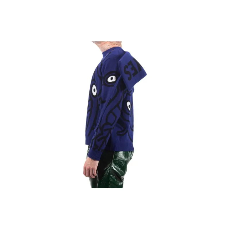 WALTER VAN BEIRENDONCK Sweater Men's Blue-3