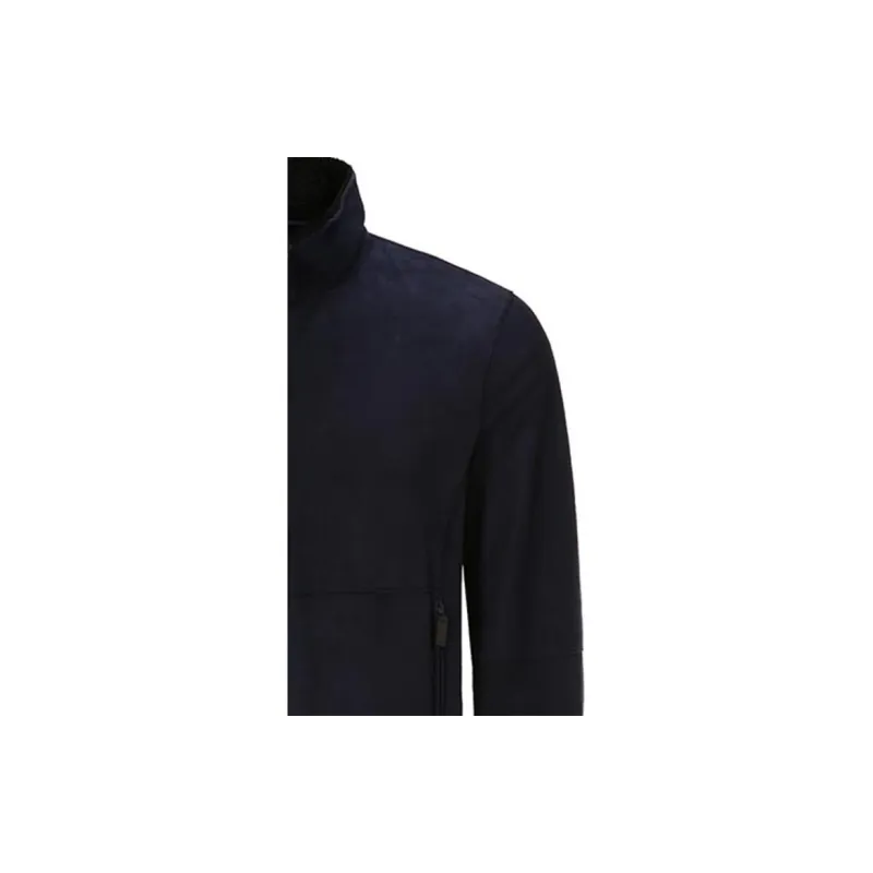EMPORIO ARMANI Leather Jacket Men's Black-5