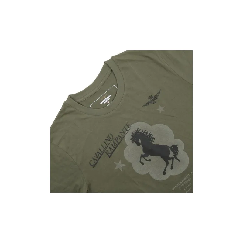 AERONAUTICA MILITARE T-Shirt Men's Army Green-3