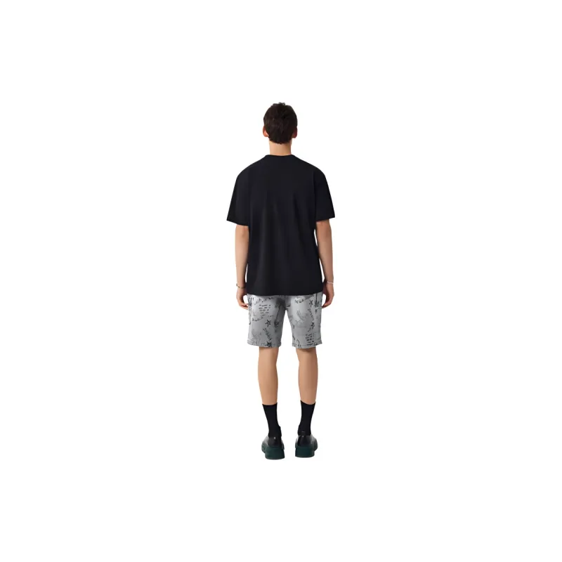 DEGAIA SS24 Denim Shorts Men's Light Gray-2