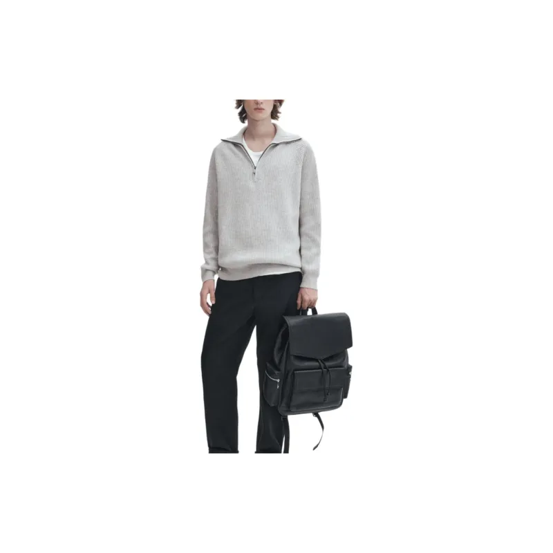 Massimo Dutti Sweater Men's Gray-2