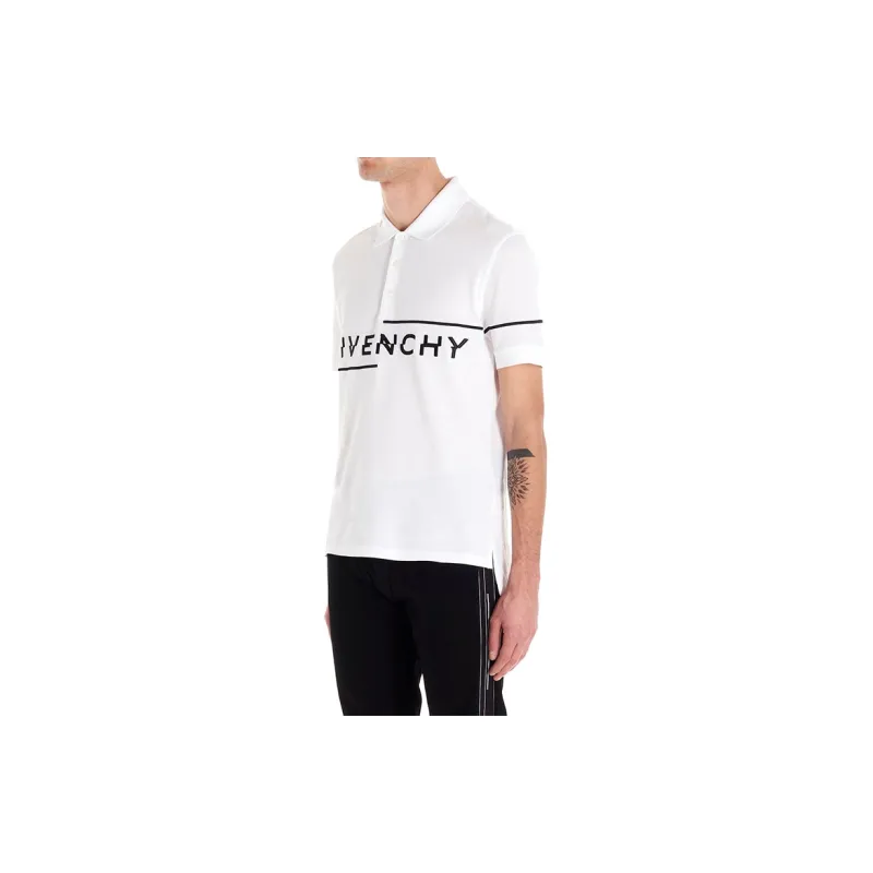 Givenchy Polo Shirts Men White-2