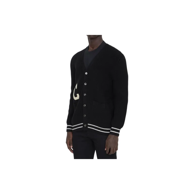 CELINE Long College Cardigan In Wool-2