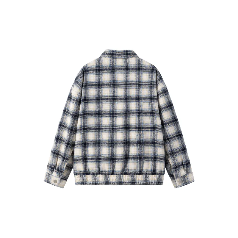 Hurley Jackets Coats Unisex Black White Plaid-5