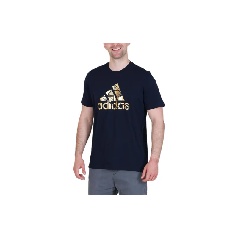 Adidas T Shirts Men Dark Blue-4