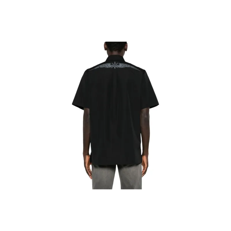 Givenchy Logo embroidered Cotton Shirt-2