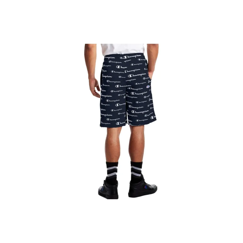 Champion Loose Fit Shorts US Version Unisex Navy Blue-4