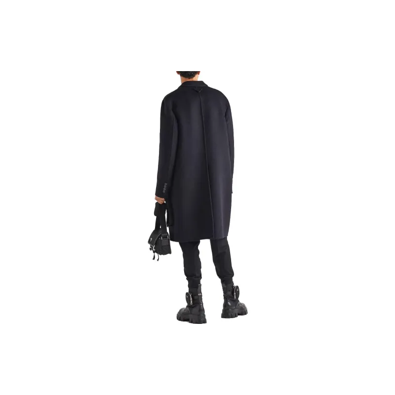 PRADA Coats Men Navy Blue-3