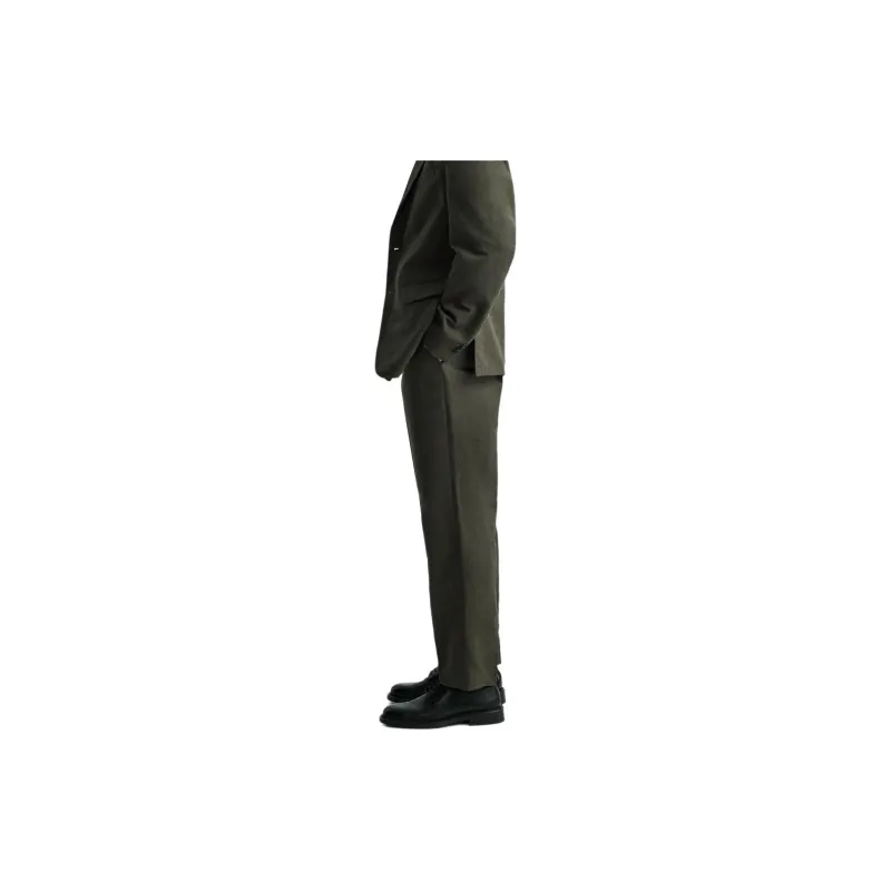ZARA Suit Trousers Men Khaki-3
