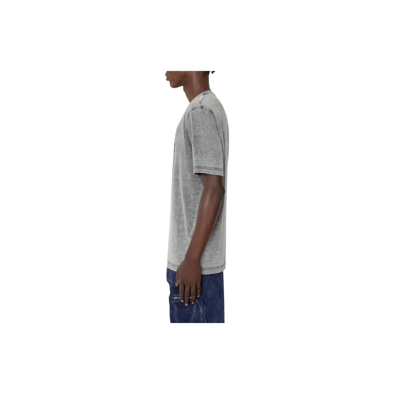DIESEL T Shirts Men Gray-3