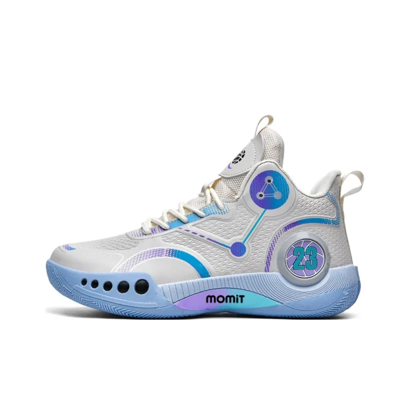 Wooden Rabbit Cushioning, Slip Resistant, Abrasion Resistant, Breathable, Thermal High Top Basketball Shoes Unisex-0