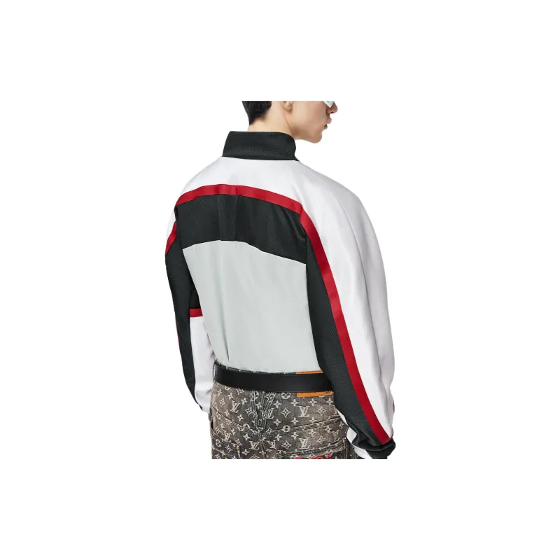LOUIS VUITTON Pre Owned 2010s Embellished logo Jacket-3